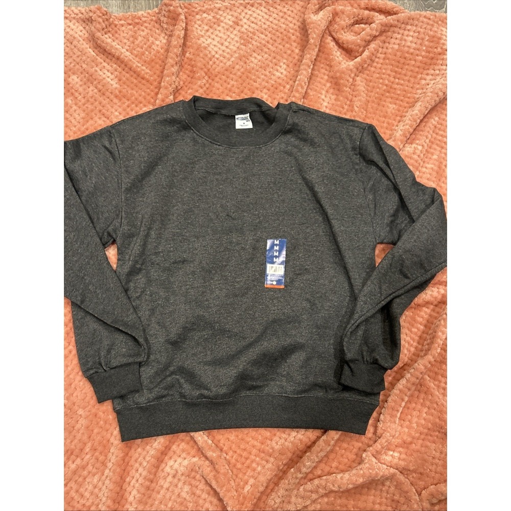 Mission Ridge Men's Gray Long Sleeve Crewneck Pullover Sweatshirt Size Medium‎